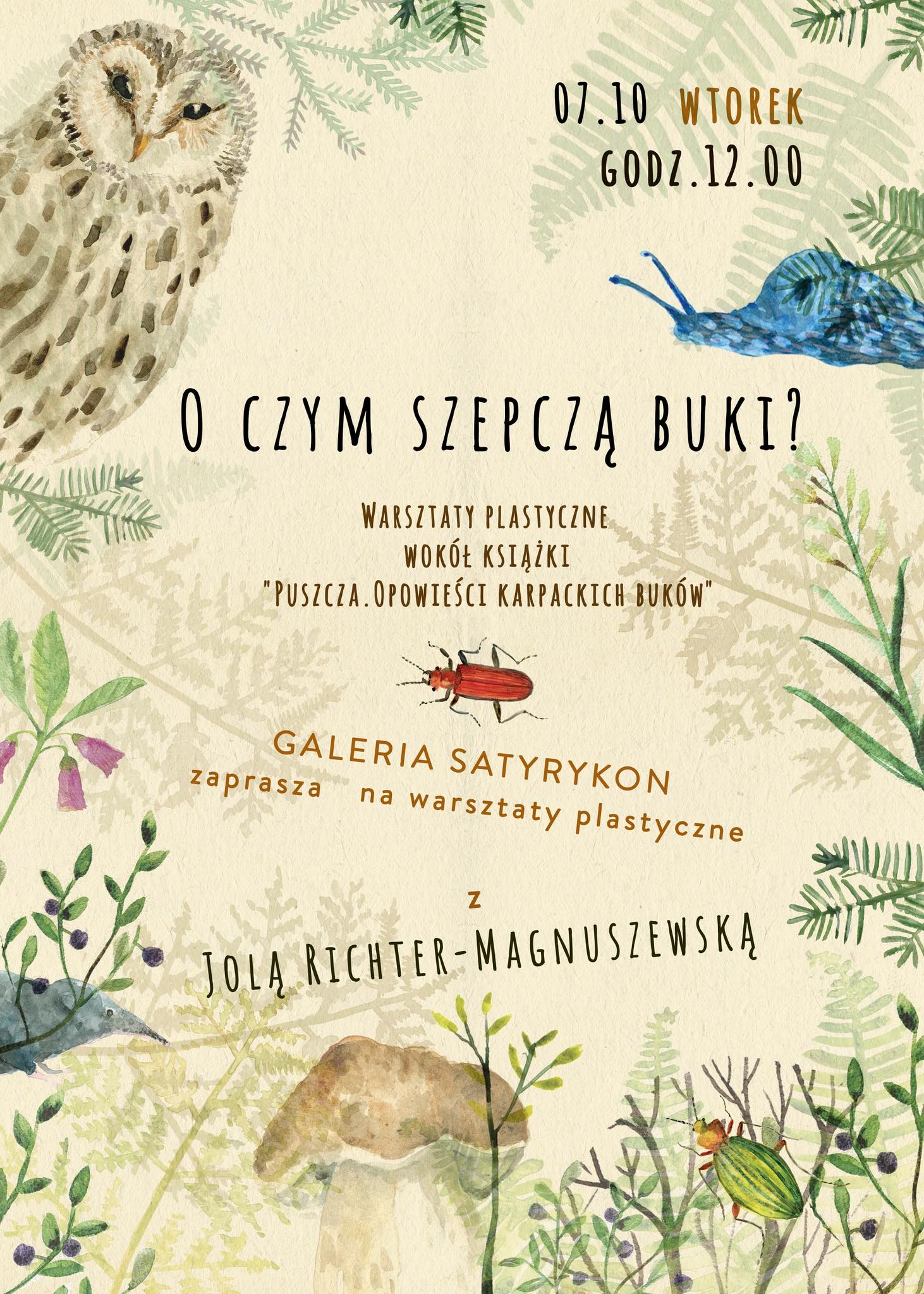 O czym szepczą buki - 7.10.2026 - warsztaty O czym szepczą buki - 7.10.2026 - warsztaty