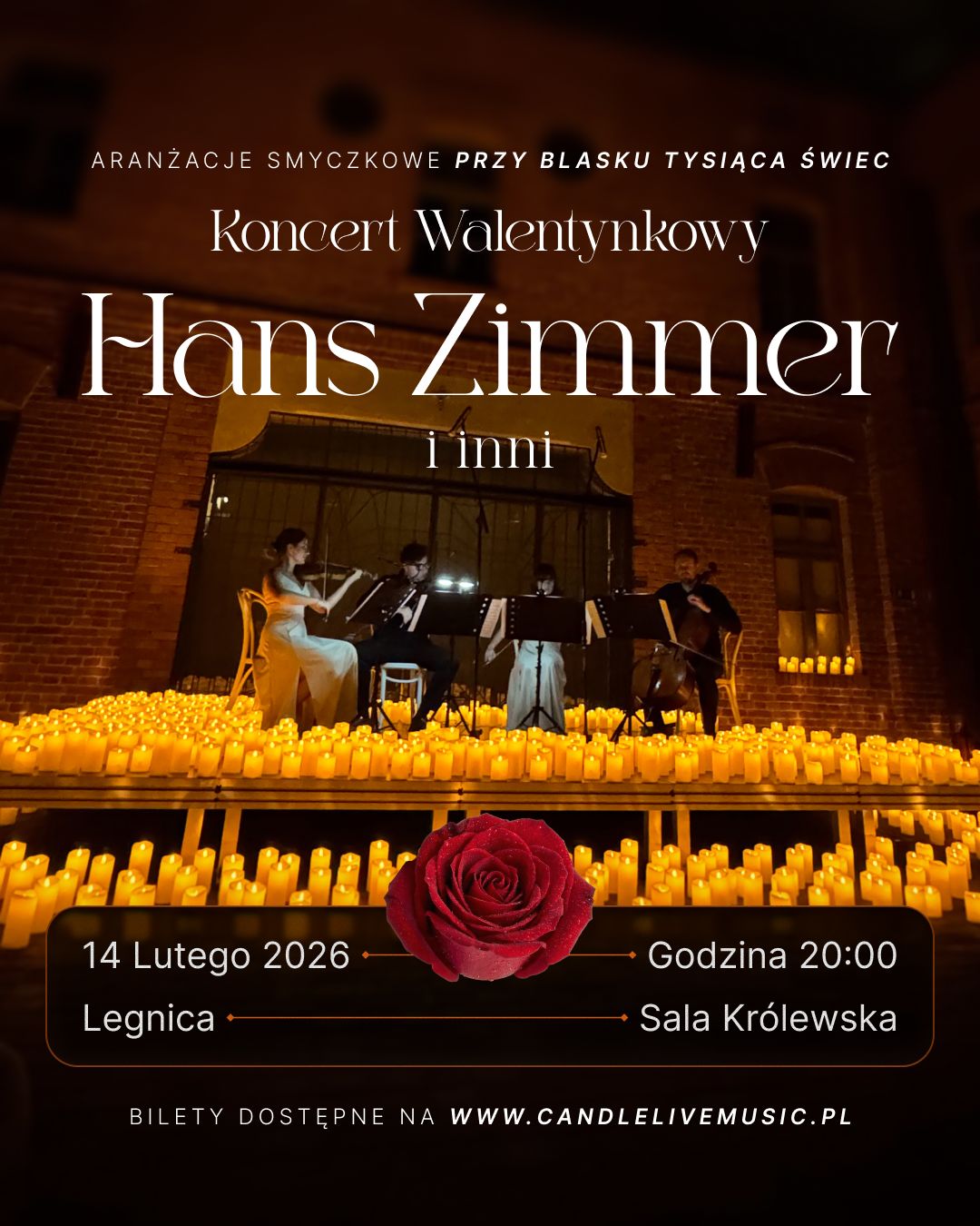 Koncert Walentynkowy z muzyką filmową - 2026 Koncert Walentynkowy z muzyką filmową - 2026