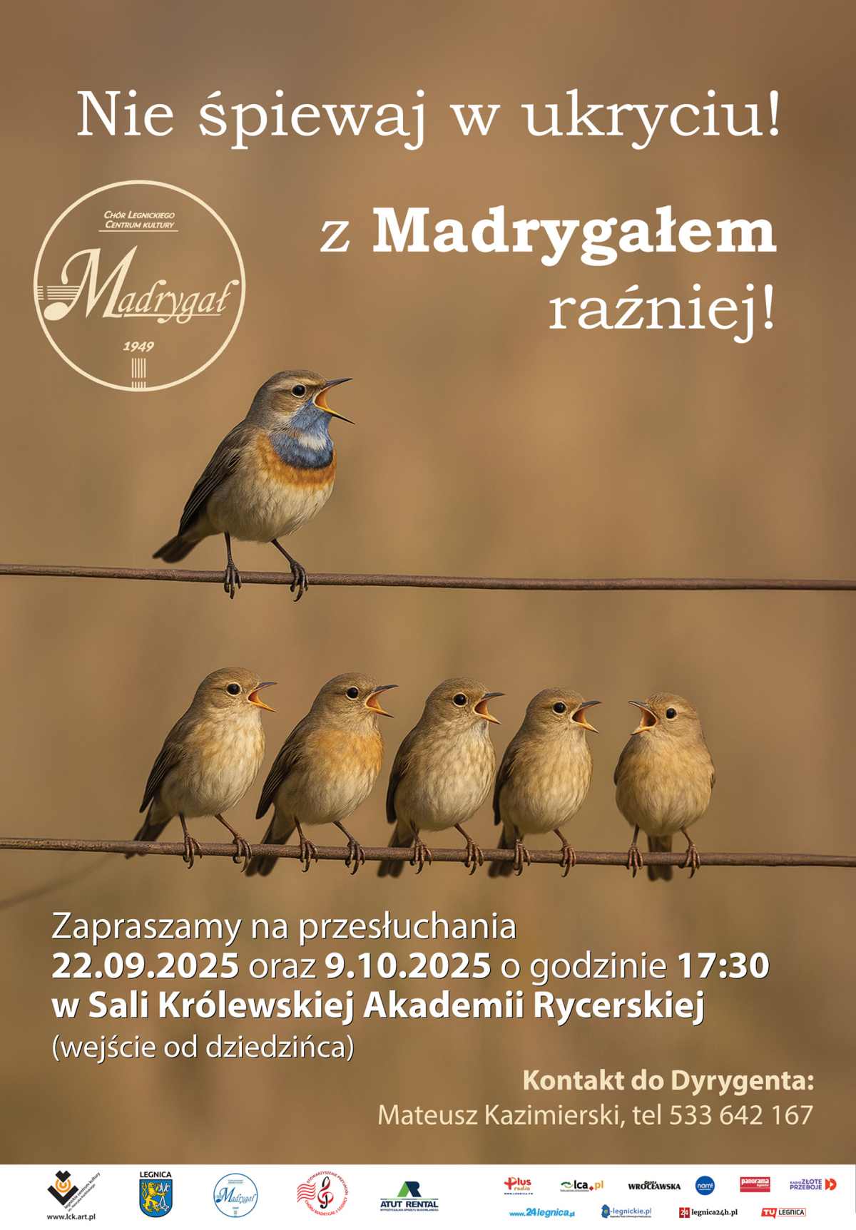 Chór Madrygał - nabór Chór Madrygał - nabór