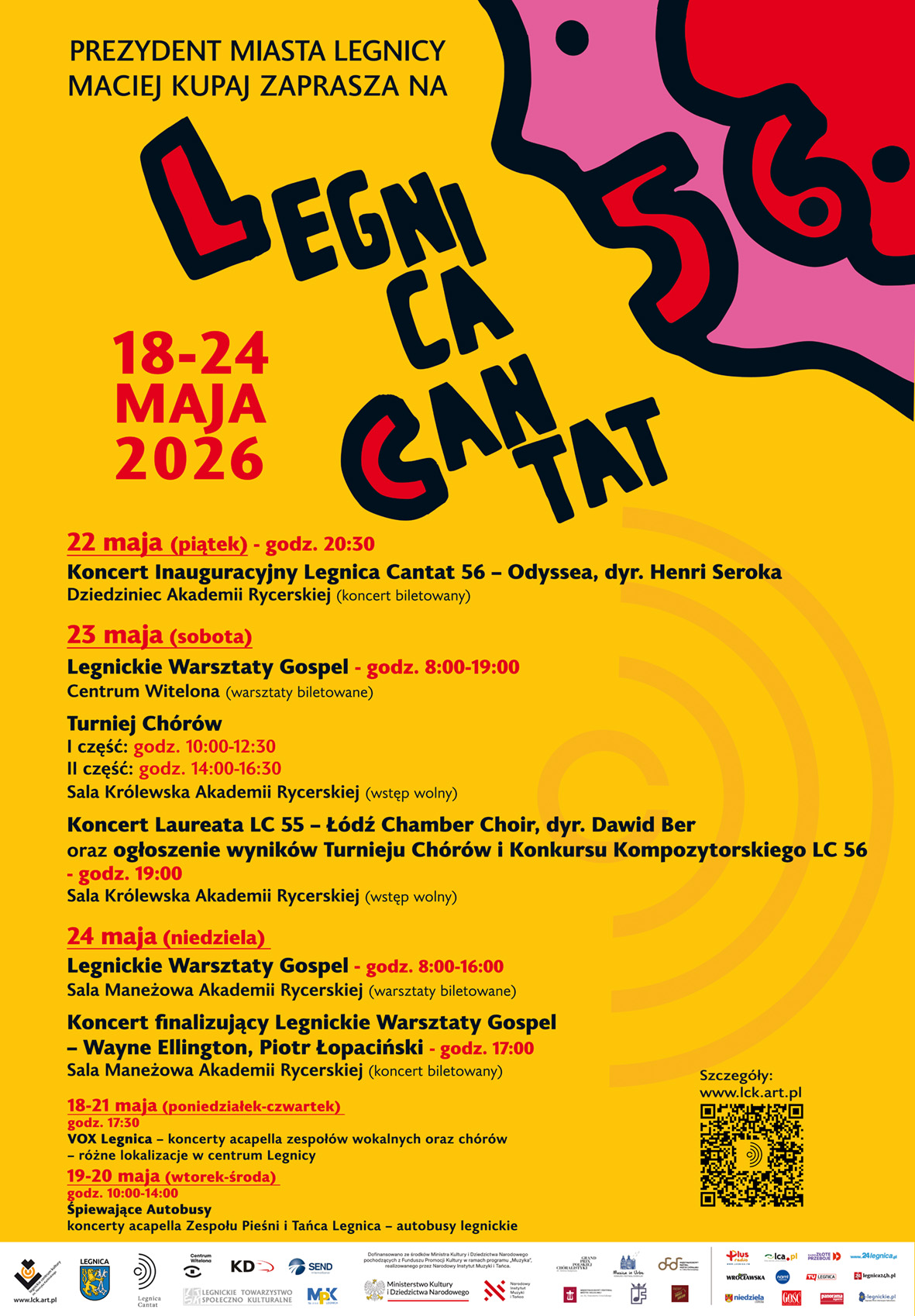 Legnica Cantat 56 - afisz Legnica Cantat 56 - afisz