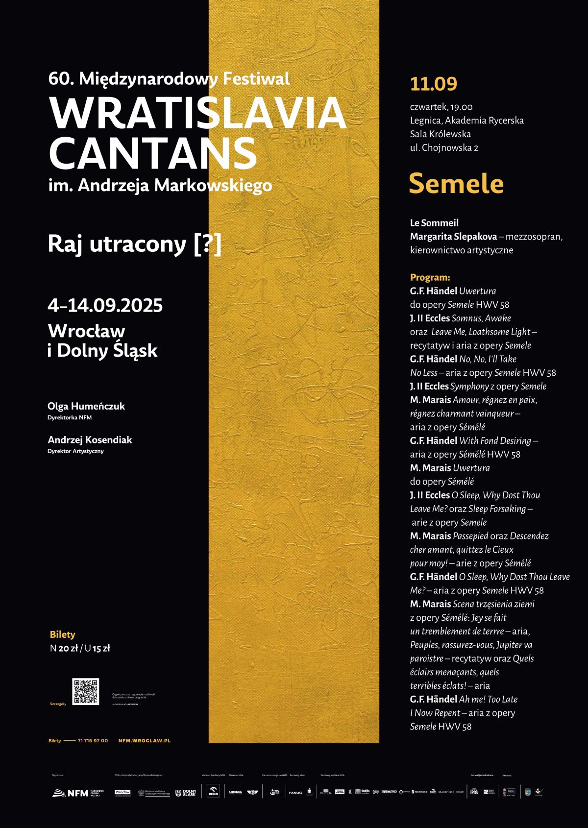 Semele - Wratislavia Cantans 2025 Semele - Wratislavia Cantans 2025