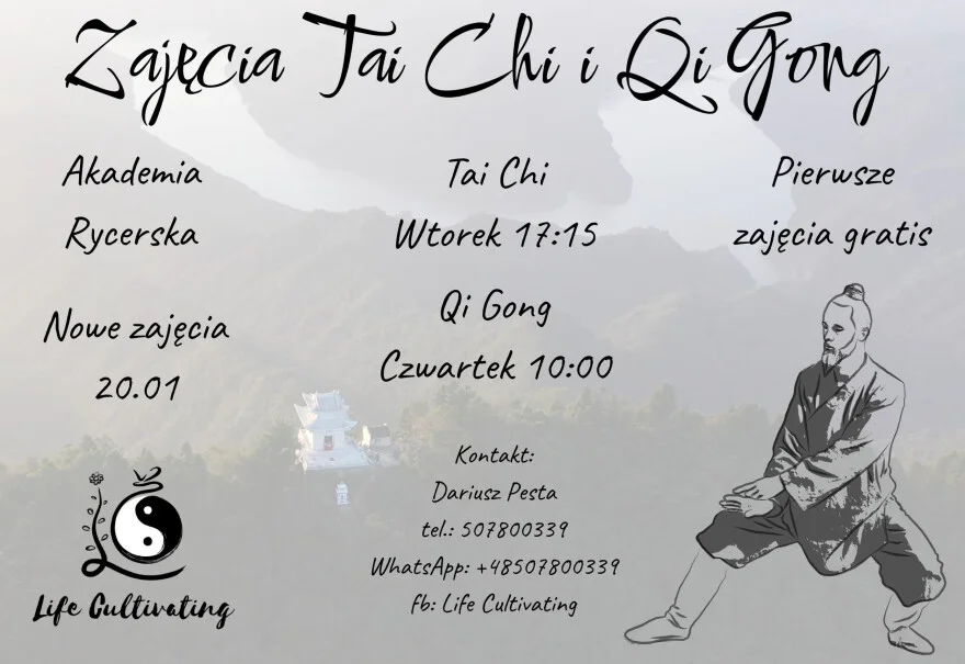 Zajęcia Tai Chi i Qi Gong 