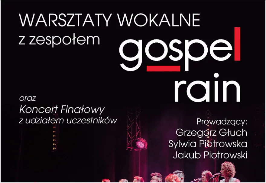 Warsztaty wokalne z zespołem Gospel Rain